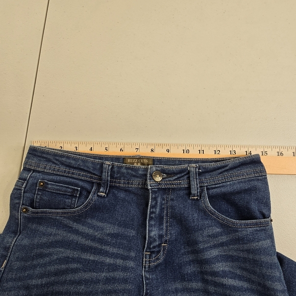 Buzz Cuts Jeans Women’s Size 14 Straight Leg Mid Rise - Picture 4 of 12
